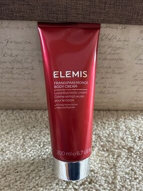 ELEMIS Frangipani Monoi Body Cream - Metallic Red Tube